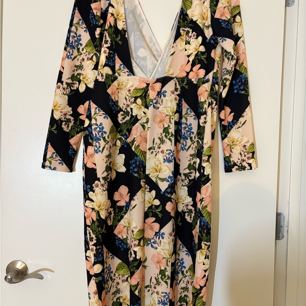 ASOS Floral Long Sleeve Dress - Picture 5 of 5